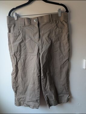 Counterparts Beige Crop Pants Size 10